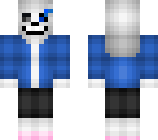 sans with blue eye hat