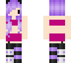 summer purple chibi