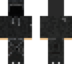 black hoodie details added