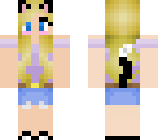 blonde cat girl