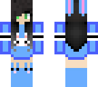 blue bunny girl