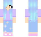 blue hair girl