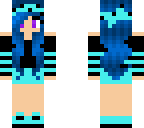 blue hipster girl