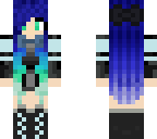 blue scene girl