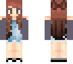 bow and overalls