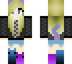 cat girl with cat socks
