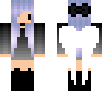 chibi emo girl angel