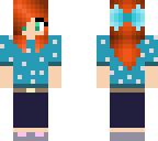 cute girl winter bash skin