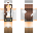 cute overalls girl