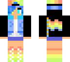 cute rainbow girl