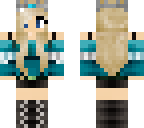 cyan dress