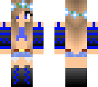edited blue girl