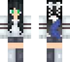 fixed black hair