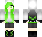 green skull girl