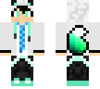 mint fox boy with tie