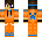 orange blue hoodie