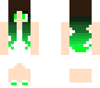 plain green summery girl