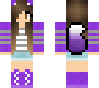 purple fox girl