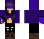 purple girl aaron