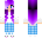 purple hair pj girl