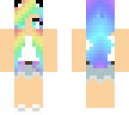 rainbow cat  girl