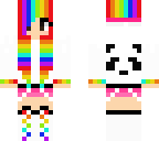 rainbow girl