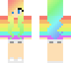 rainbow pastel girl