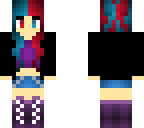 red and blue girl