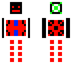 red white robot