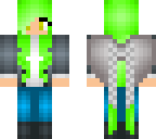 winged green haired falconfart