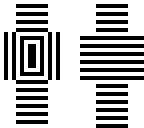 black and white