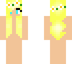 blonde girl hair and skin base