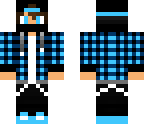 blue hoodie