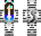 blue zebra girl