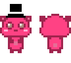 cute hot pink bear