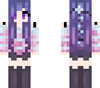 edit of cute purple girl