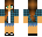 girl in plaid shirt