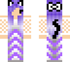 girl with purple dress