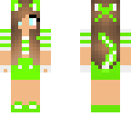 green kitty me