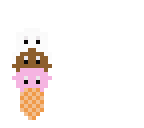 kawaii ice cream cone