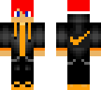 orange hair hoodie