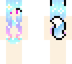pastel wolf bikini girl