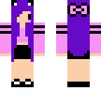 purple cheerleader