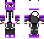 purple wolf boy