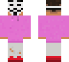 undftd pink sweater w mask triple red huarache