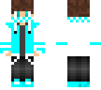 white and blue jacket