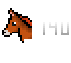 140 horses