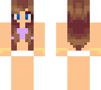 bathing suit with blue eyes