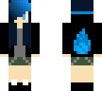 blue flame girl