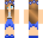 blue flower dress